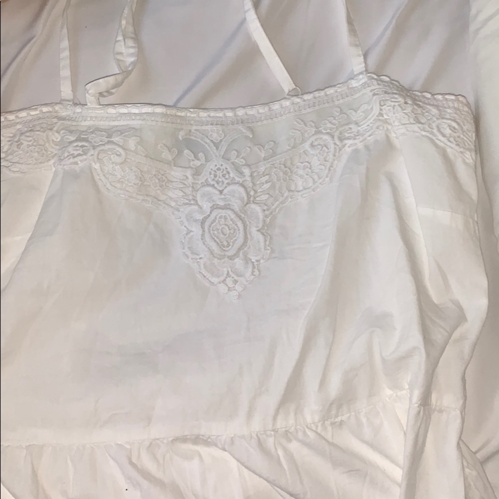 Long white dress